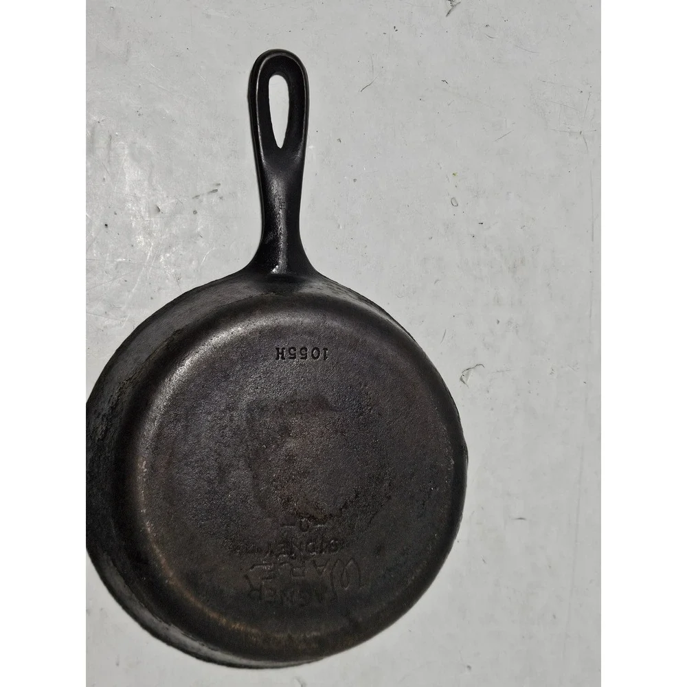 Vintage Wagner Ware Sidney O 1055H Cast Iron Skillet Pan Black 8 Inch